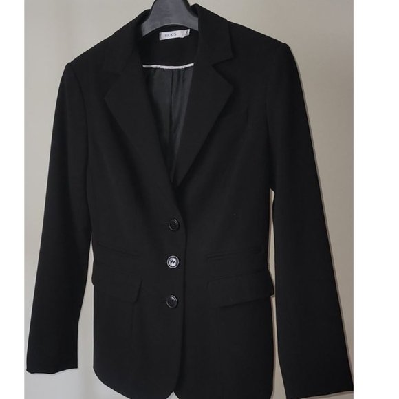 Ricki's black blazer (padded), small - Picture 1 of 2